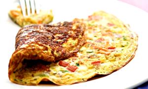 Quantas calorias em 1 Porçoes Omelete Low Carb?