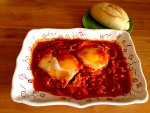 Quantas calorias em 1 Porçoes Ovo All Pomodoro?