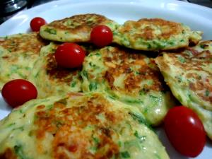 Quantas calorias em 1 Porçoes Panqueca De Abobrinha?