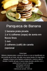 Quantas calorias em 1 Porçoes Panqueca De Banana Com Canela?