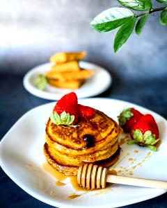 Quantas calorias em 1 Porçoes Panqueca İntegral De Cenoura?