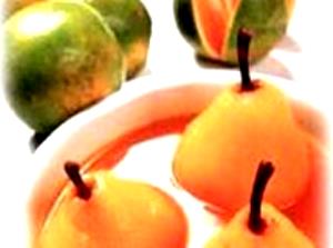 Quantas calorias em 1 Porçoes Pera Cozida Com Laranja?