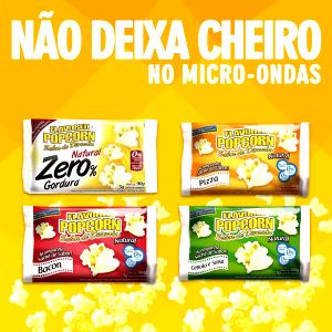 Quantas calorias em 1 Porçoes Pipoca De Microondas Super Light?