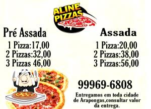 Quantas calorias em 1 Porçoes Pizza Aline?