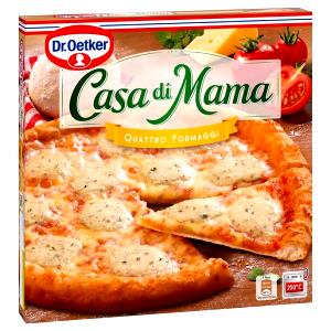 Quantas calorias em 1 Porçoes Pizza Da Mama?