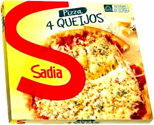 Quantas calorias em 1 Porçoes Pizza İntegral 4 Queijos?