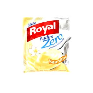 Quantas calorias em 1 Porçoes Pudim De Baunilha Preparado Royal Zero?