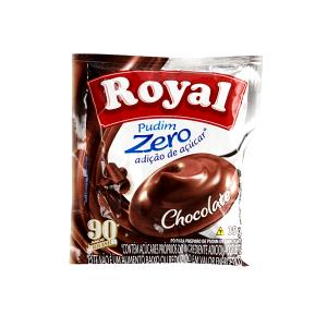 Quantas calorias em 1 Porçoes Pudim De Chocolate Royal Zero?