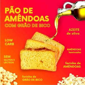 Quantas calorias em 1 Porçoes Pão De Amêndoas Low Carb?