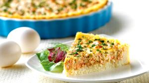 Quantas calorias em 1 Porçoes Quiche De Arroz?