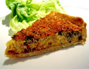 Quantas calorias em 1 Porçoes Quiche De Berinjela Light?