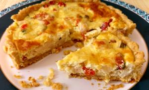 Quantas calorias em 1 Porçoes Quiche De Palmito E Iogurte?