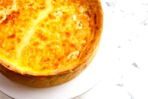 Quantas calorias em 1 Porçoes Quiche De Queijo Minas?