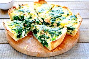 Quantas calorias em 1 Porçoes Quiche Funcional De Couve?