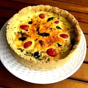 Quantas calorias em 1 Porçoes Quiche Grão De Bico?