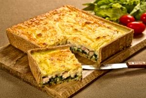 Quantas calorias em 1 Porçoes Quiche Integral De Cottage?