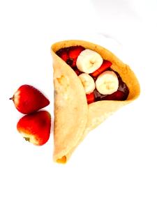 Quantas calorias em 1 Porçoes Receita Básica De Crepe Com Aveia E Farinha De Trigo?