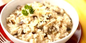 Quantas calorias em 1 Porçoes Risoto De Berinjela?