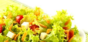 Quantas calorias em 1 Porçoes Salada De Alface, Rúcula E Cenoura Ralada?