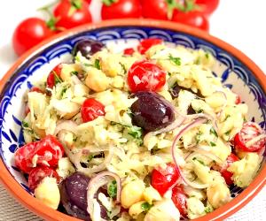 Quantas calorias em 1 Porçoes Salada De Bacalhau?