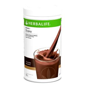 Quantas calorias em 1 Porçoes Shake Preparado Herbalife Chocolate?