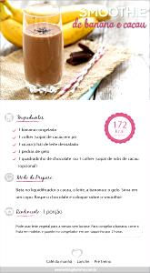 Quantas calorias em 1 Porçoes Smoothie De Banana?