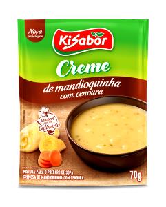 Quantas calorias em 1 Porçoes Sopa Creme De Mandioquinha Com Cenoura?