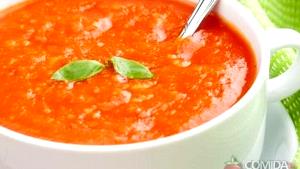 Quantas calorias em 1 Porçoes Sopa Creme De Tomate?