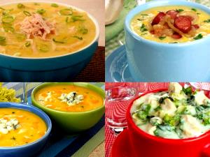 Quantas calorias em 1 Porçoes Sopa Creme Mjeito?