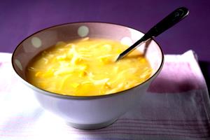 Quantas calorias em 1 Porçoes Sopa Cremosa Milho?