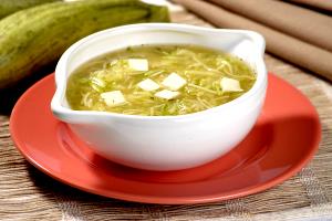 Quantas calorias em 1 Porçoes Sopa De Abobrinha Detox?