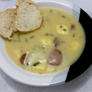 Quantas calorias em 1 Porçoes Sopa De Batata Com Calabresa.?