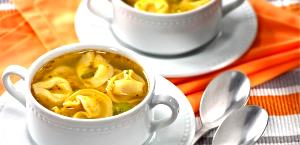 Quantas calorias em 1 Porçoes Sopa De Capeletti De Queijo?