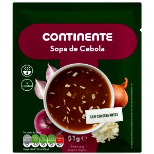 Quantas calorias em 1 Porçoes Sopa De Cebola?