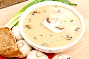 Quantas calorias em 1 Porçoes Sopa De Cogumelos?