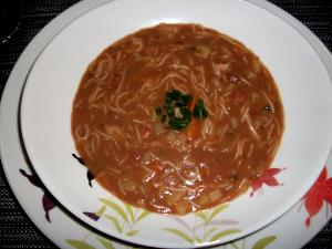 Quantas calorias em 1 Porçoes Sopa De Feijão Da Nanda?