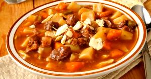 Quantas calorias em 1 Porçoes Sopa De Legumes Com Caldo De Carne?