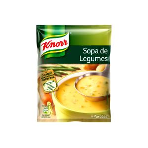 Quantas calorias em 1 Porçoes Sopa De Legumes Com Caldo Knoor 0%Gordura?