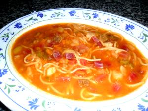 Quantas calorias em 1 Porçoes Sopa De Legumes Com Carne Do Sol?