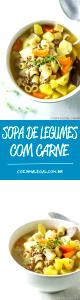 Quantas calorias em 1 Porçoes Sopa De Legumes Com Carne Nice?