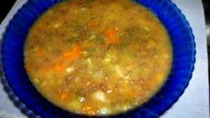 Quantas calorias em 1 Porçoes Sopa De Legumes Com Peixe?