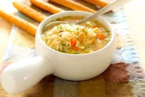 Quantas calorias em 1 Porçoes Sopa De Legumes, Frango E Aveia?
