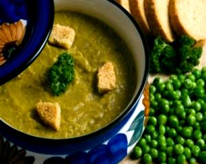 Quantas calorias em 1 Porçoes Sopa De Lentilha Com Ervilha?