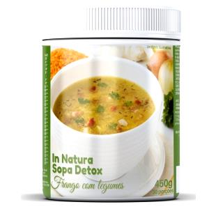 Quantas calorias em 1 Porçoes Sopa Detox De Frango?