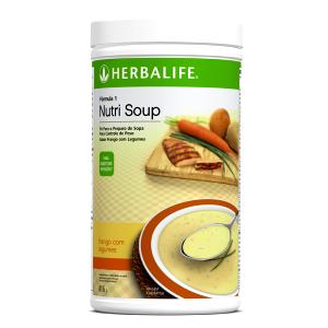 Quantas calorias em 1 Porçoes Sopa Legumes Com Frango Da Nutri?