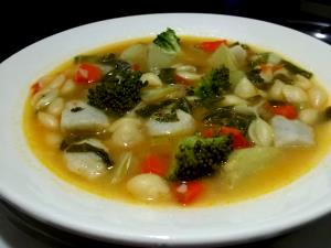 Quantas calorias em 1 Porçoes Sopa Verduras?