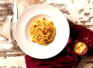 Quantas calorias em 1 Porçoes Spaghetti A Carbonara?