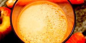 Quantas calorias em 1 Porçoes Suco De Laranja , Gengibre E Maca?