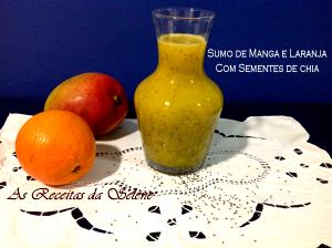 Quantas calorias em 1 Porçoes Suco De Manga Com Semente De Chia?