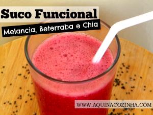 Quantas calorias em 1 Porçoes Suco De Melancia Com Beterraba?